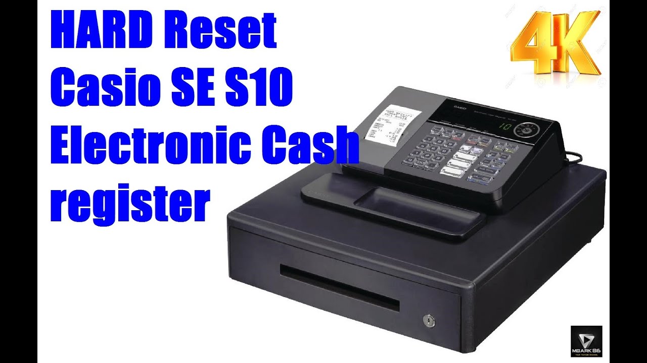HARD Reset Casio SE S10 Electronic Cash register