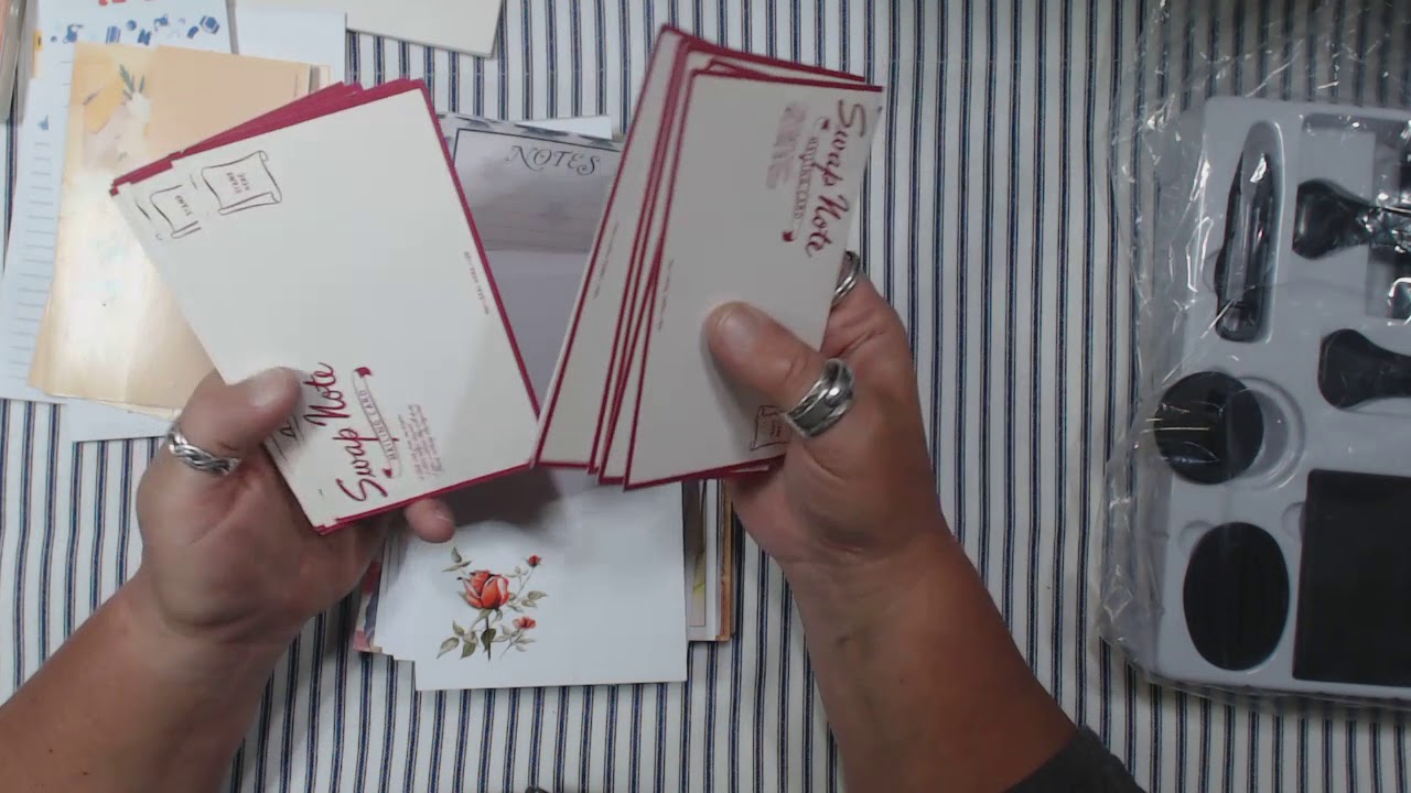 Thrift Store Haul, Faux Flow journal from Laura, Joanns fabric haul #junkjournal supplies