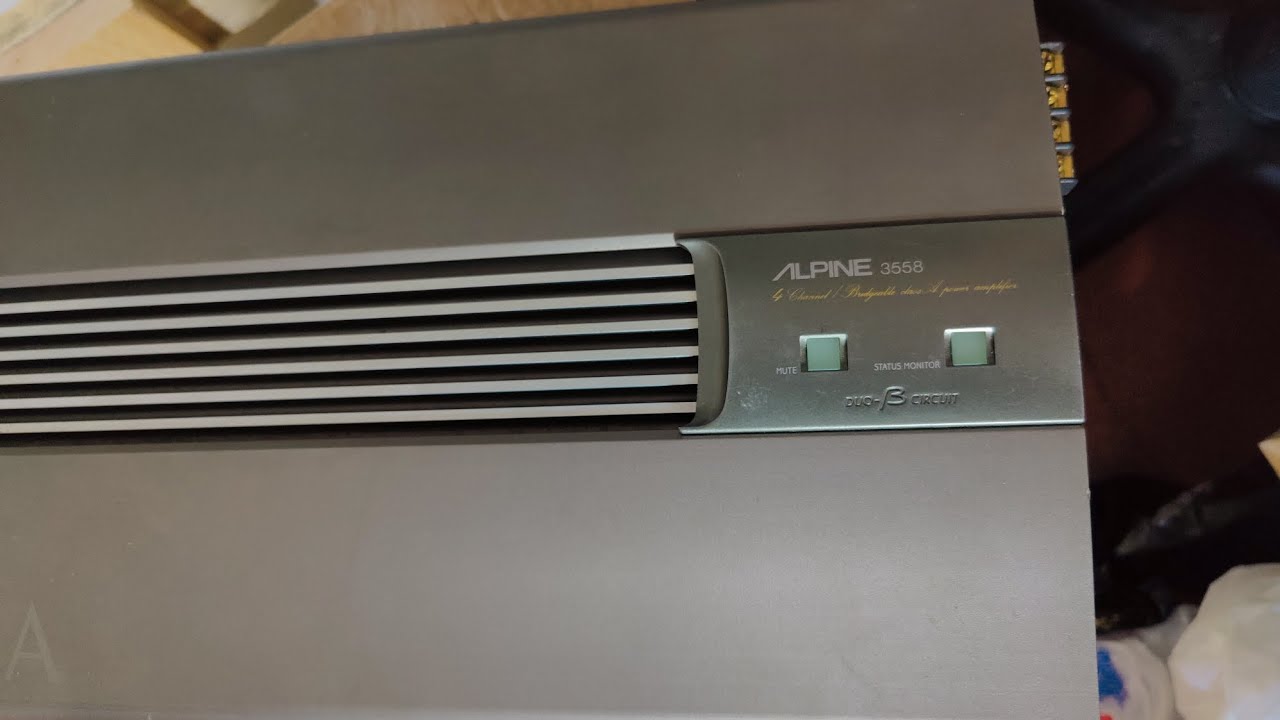 Alpine Juba 3558 замер усилителя