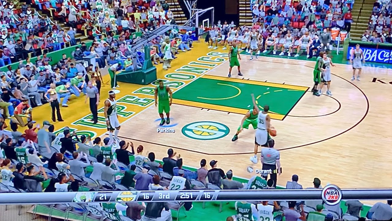 NBA 2K8 - Celtics vs Sonics - XBOX 360 Gameplay
