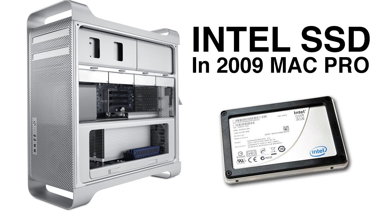 Installing an Intel SSD into a 2009 Mac Pro