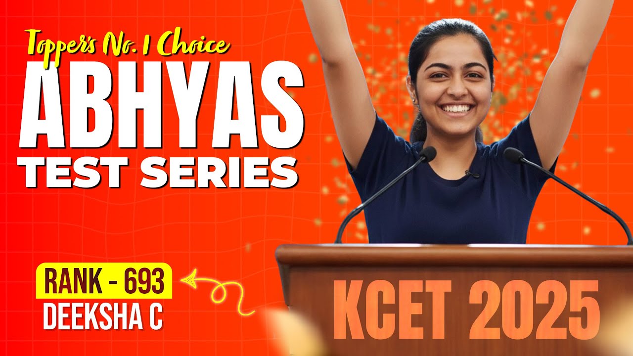 😱 KCET Rank 693! How Deeksha Cracked KCET 2025 with ABHYAS Test Series 🚀