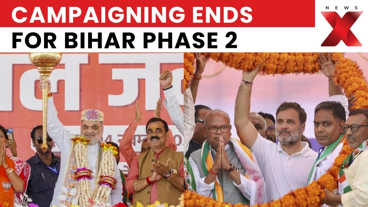 Bihar Elections Phase 2 Ends: Final Day Of Campaigning For Bihar Elections Phase 2 Concludes | NewsX