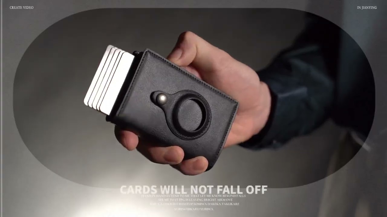 YESIIW Airtag Wallet for Men Compatible With Apple AirTag, RFID Blocking Leather Smart Wallet.