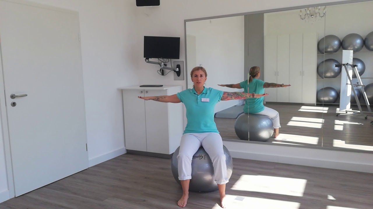Gymnastikball Übungen für Schwangere