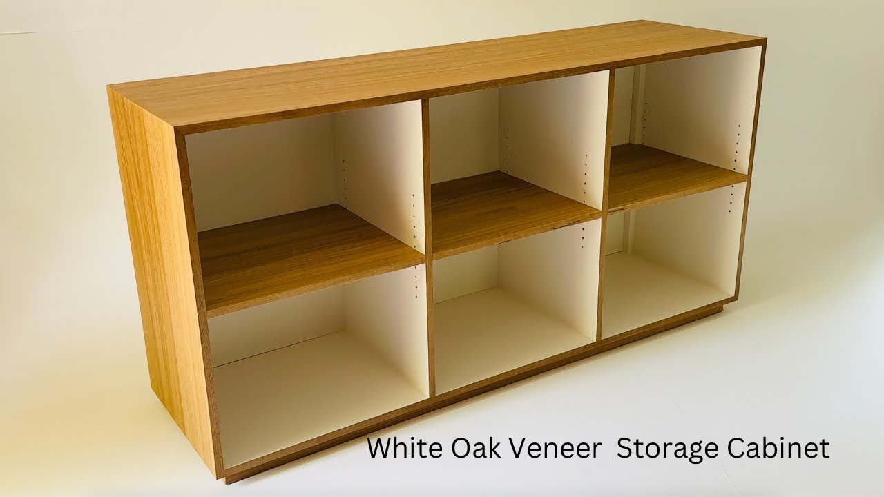 Build an Open Storage Cabinet / Woodworking / Wood Veneer