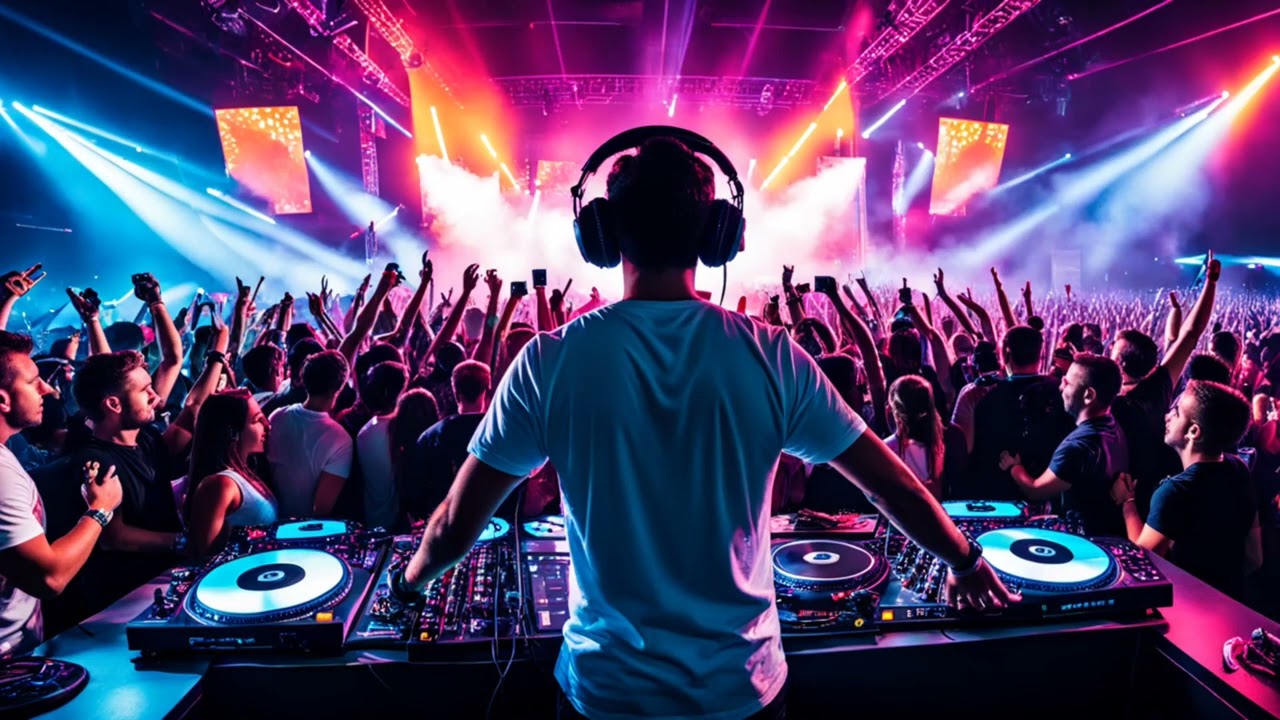 EDM Club Party: Vibrant Beats and Passionate Dance
