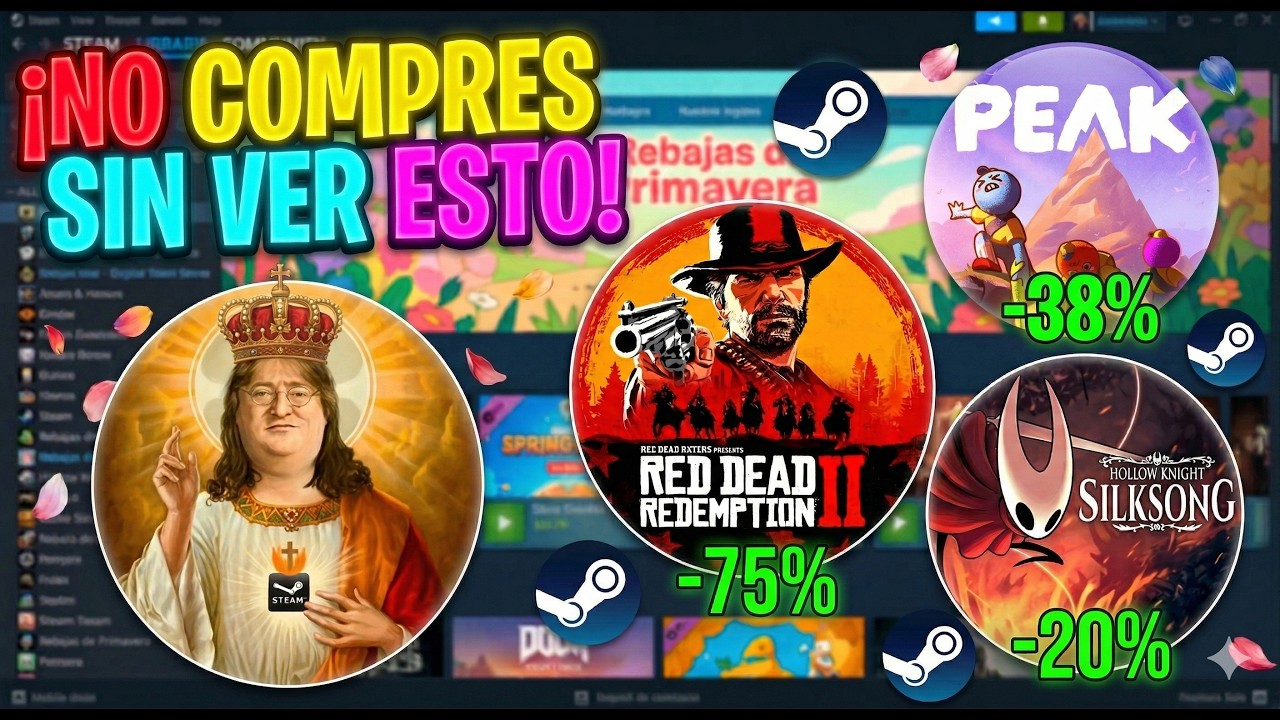 &iexcl;LAS MEJORES OFERTAS! 🔥 Rebajas de Primavera en Steam (Recomendaciones 2026)
