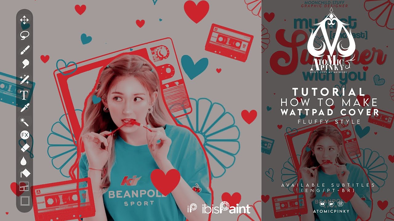 Creating a Wattpad cover in ibisPaint X | Tutorial 01
