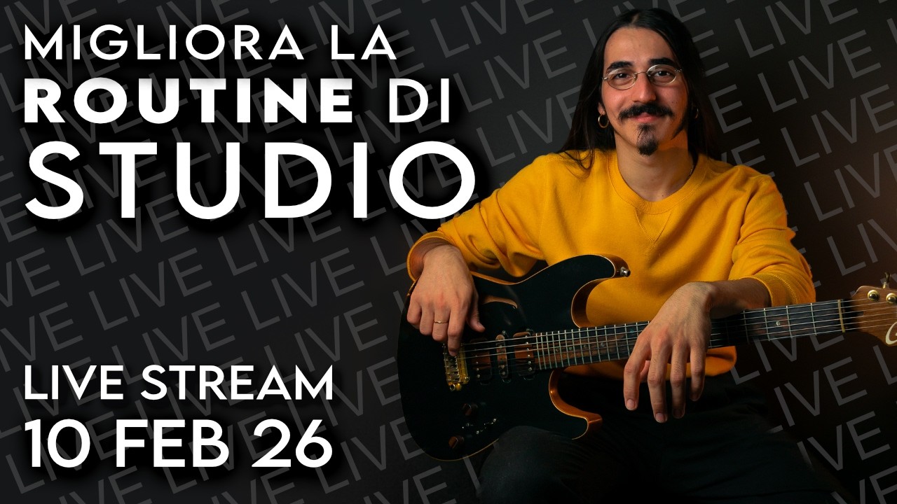 Esercizi CHITARRA elettrica: il METODO di STUDIO giusto!