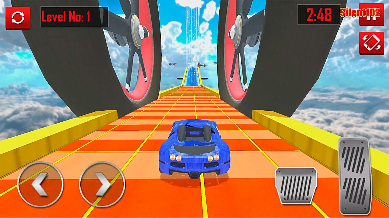 Mega Ramp Car Stunts Racing Impossible Tracks 3D #21 - Android Gameplay