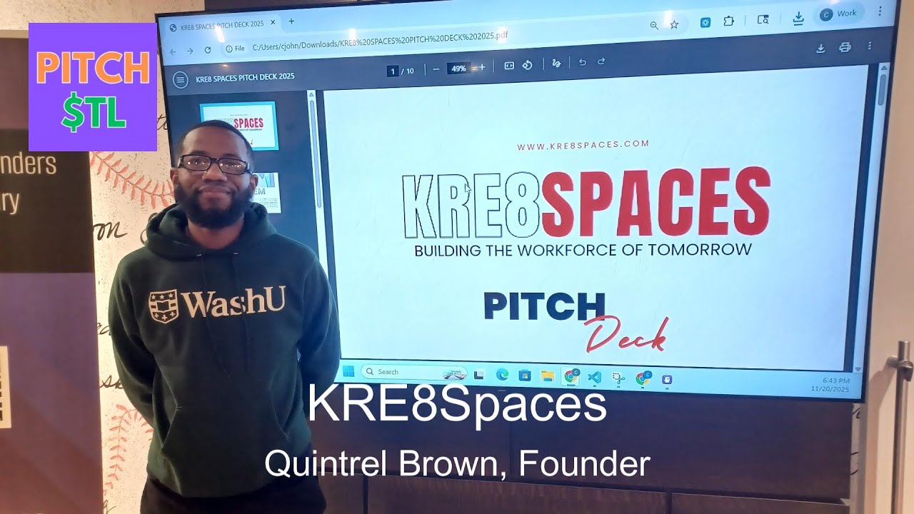Kre8 Spaces presented by Quintrel Brown, Founder