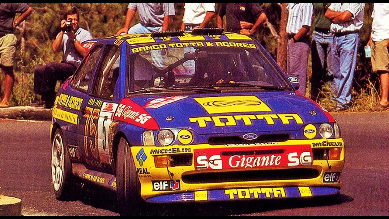 Group-A Ford Escort RS Cosworth battle / Sebastian Lindholm vs Fernando Perez