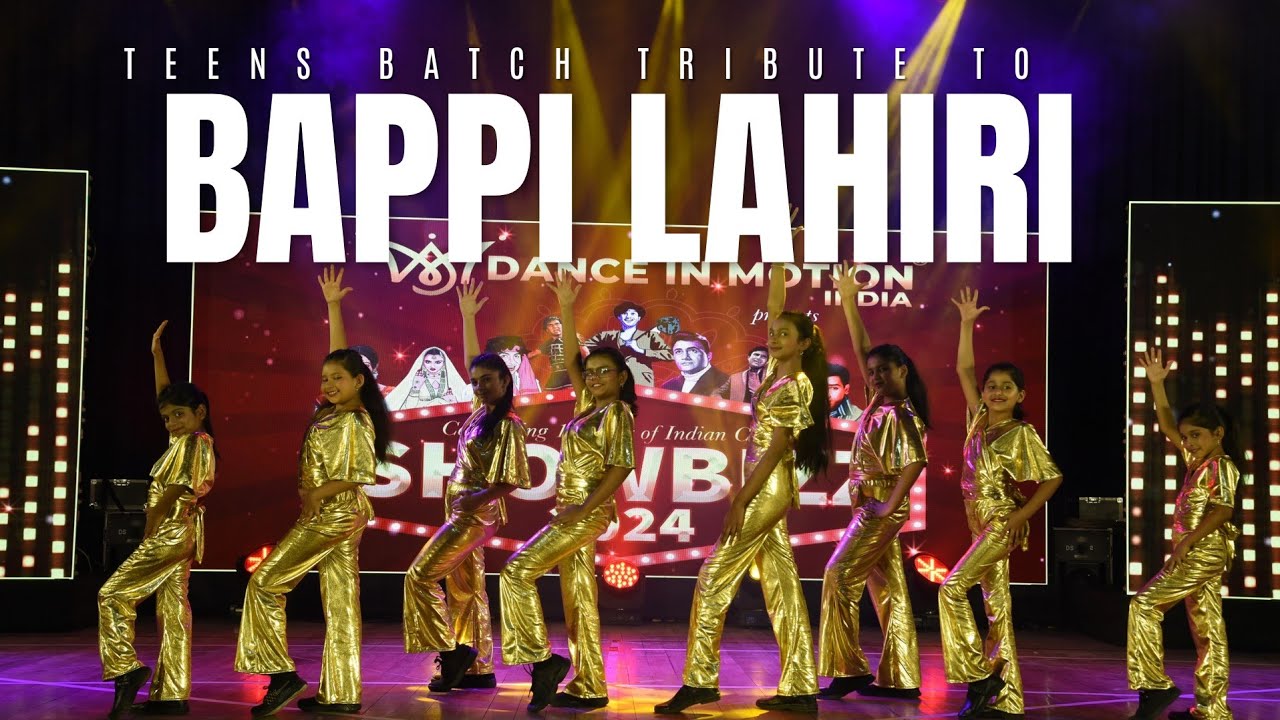 Disco Fever Unleashed: Tribute to Bappi Lahiri by Dance in Motion India Teens Batch