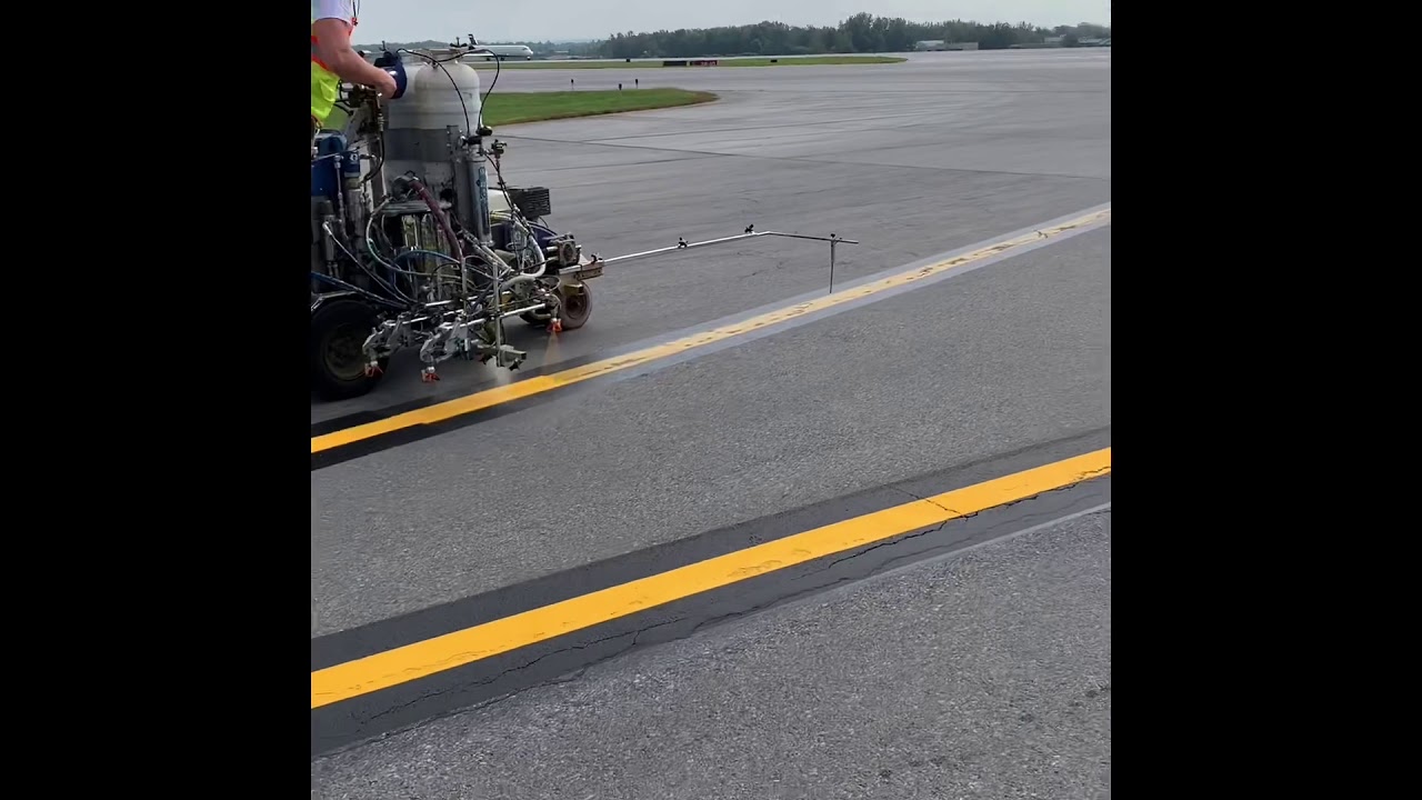 Graco Line Lazer Line Striping Airport