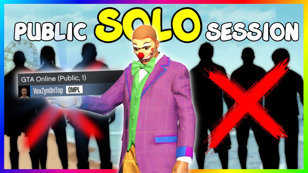 Get a SOLO PUBLIC Session in 30 seconds - GTA Online