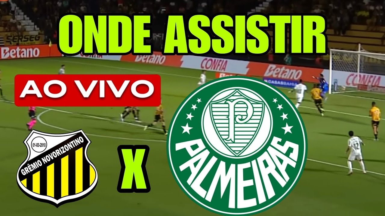 NOVORIZONTINO X PALMEIRAS ONDE ASSISTIR ONDE VAI PASSAR FINAL PAULIST&Atilde;O 2026 QUAL CANAL VAI PASSAR
