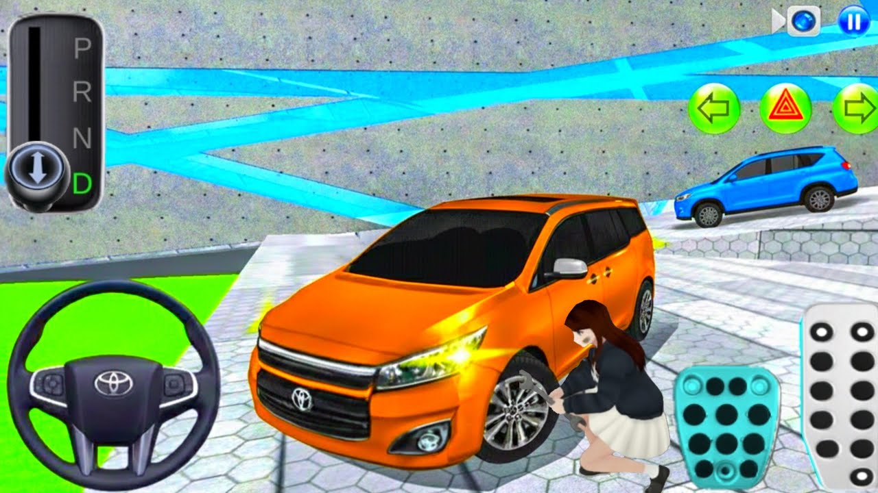New Toyota Innova MPV in Lake Park Building - 3D Driving Class 2026 - Car game 3D - Gameplay android