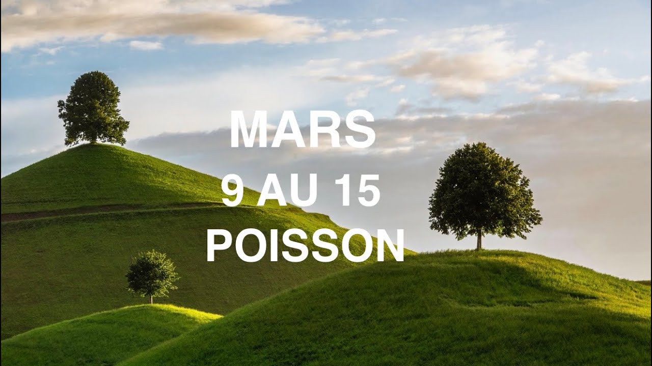 POISSON 9/15 MARS                                                   JE SAISIS MA CHANCE