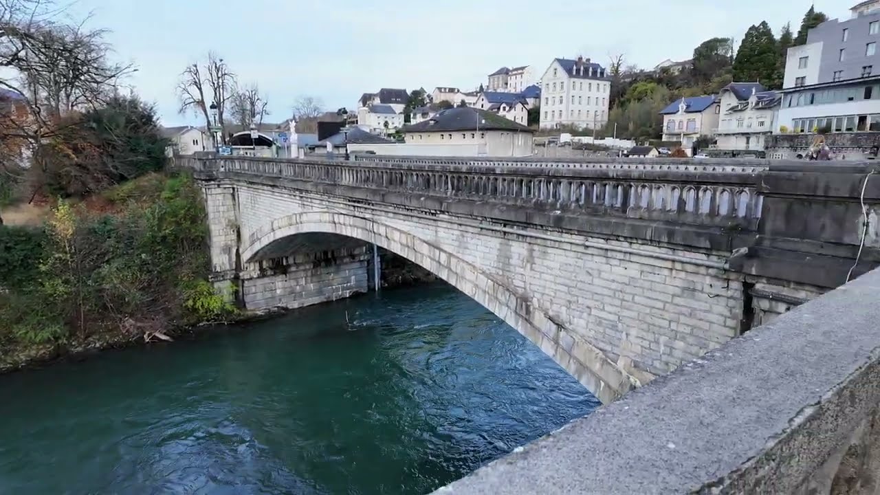 Walking in Lourdes, France December 11, 2023
