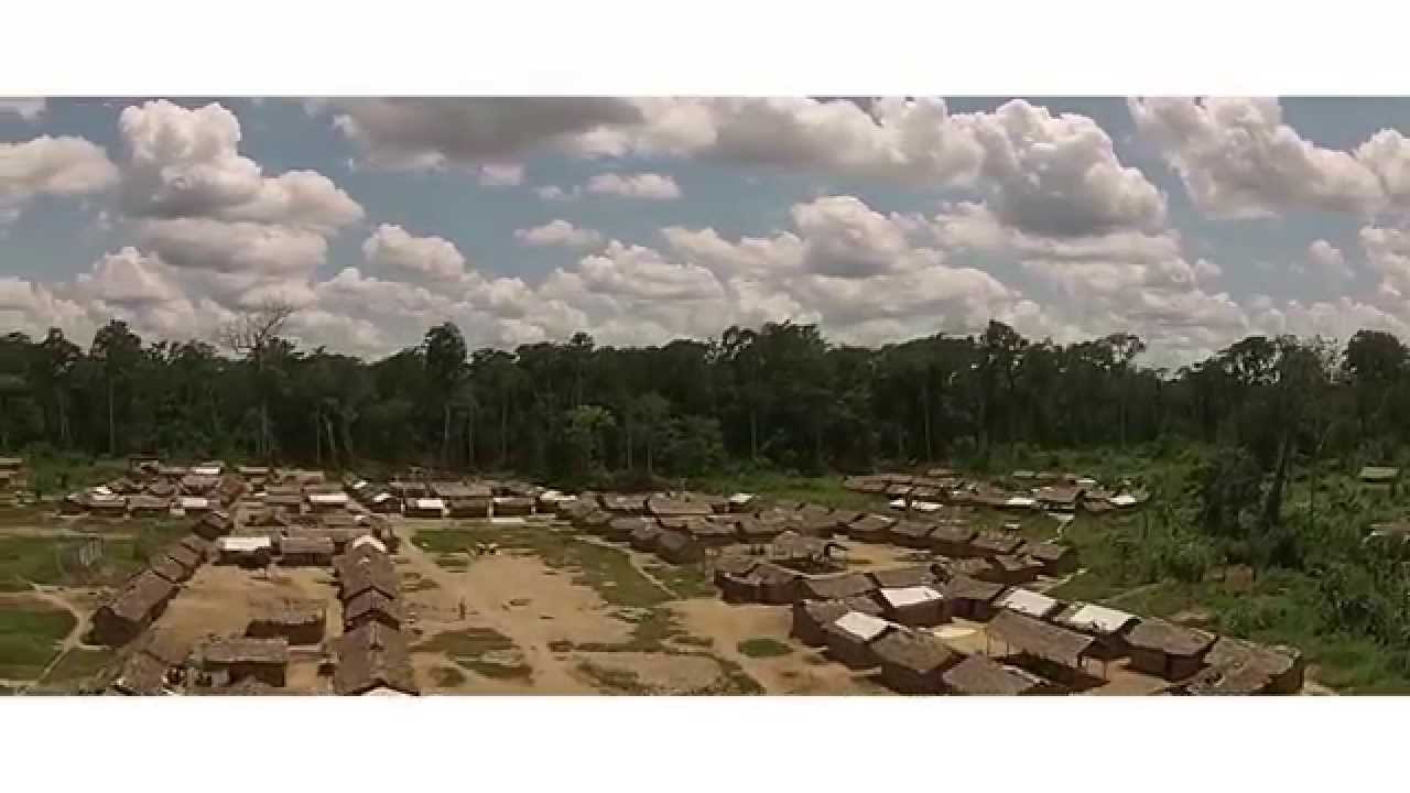 Aerial Video of Refugee Camp