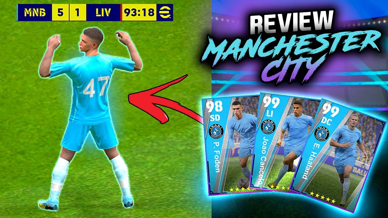 😱 Así JUEGAN LOS JUGADORES del MANCHESTER CITY *Foden 98 & Cancelo 99* 🔥⚽ | EFOOTBALL 2023 Mobile