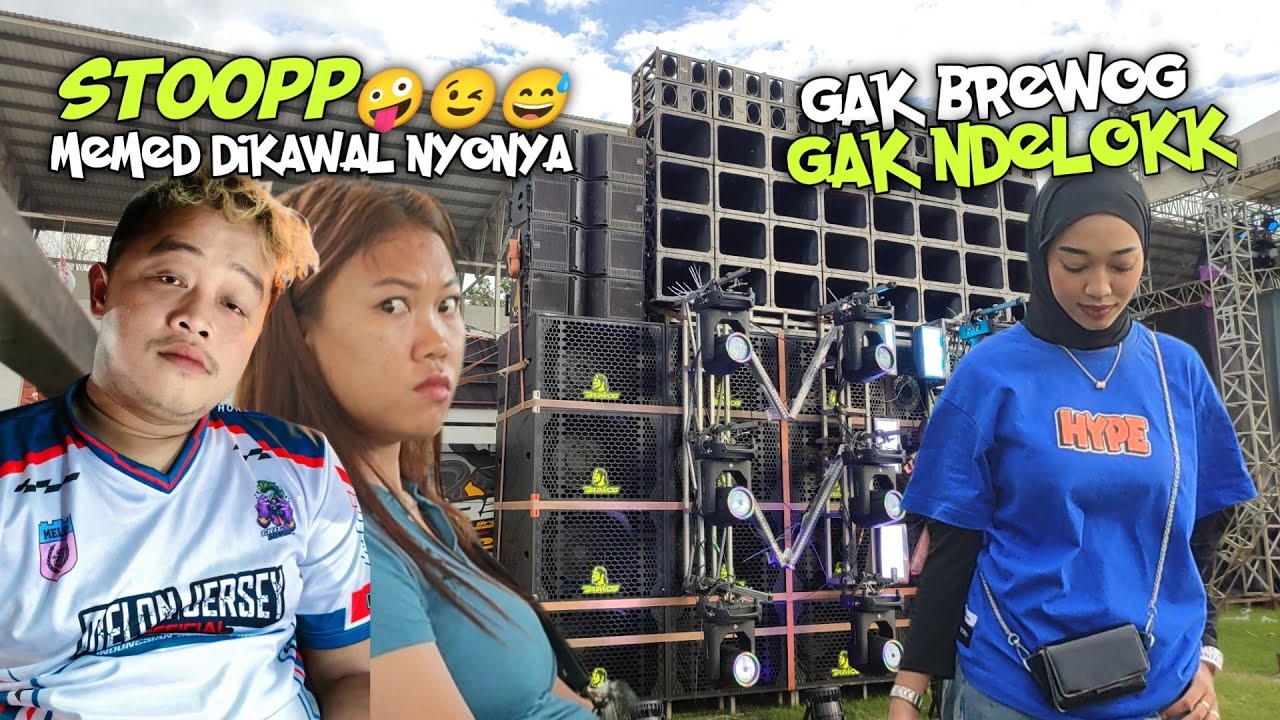 GAK BREWOG GAK NDELOK,MEMED DIKAWAL NYONYA PUSAT 🤪‼️
