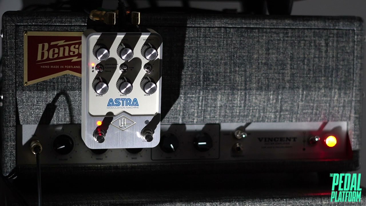 Sound Bites: Universal Audio Astra into a Benson Vincent fully cranked