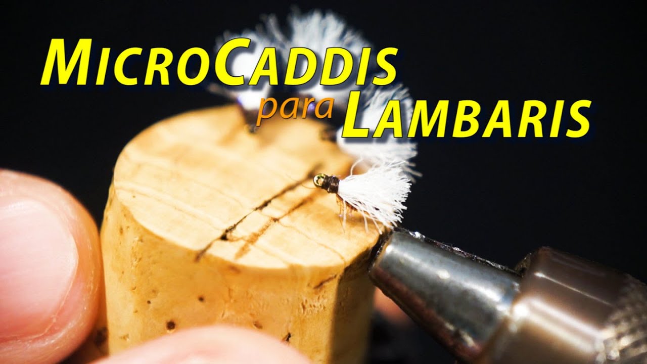 Isca de fly para lambaris: mosca seca MicroCaddis