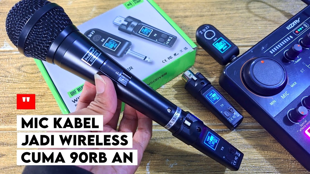 Alat Merubah Mic Kabel Jadi Wireless