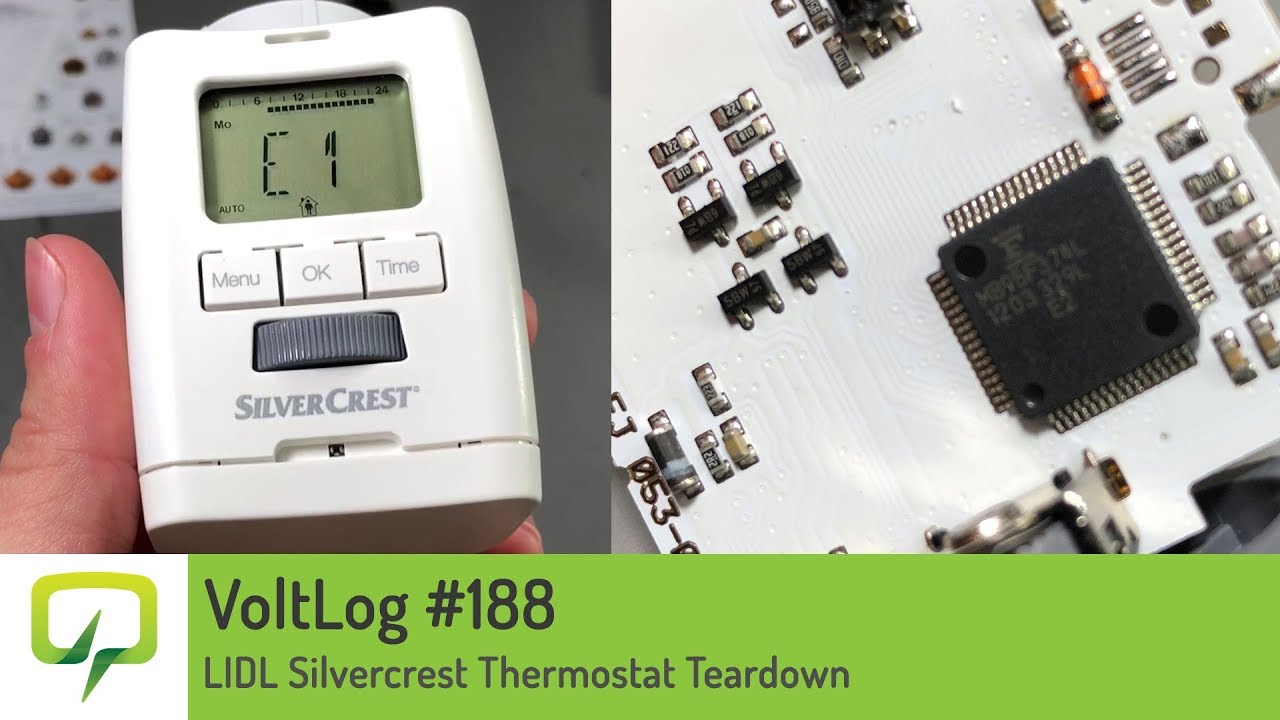 Voltlog #188 - LIDL Silvercrest Thermostat Teardown