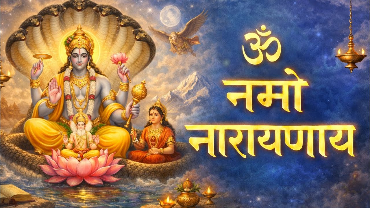 ॐ नमो नारायणाय | Shri Vishnu Stotram | Devotional Bhajan for Peace & Meditation