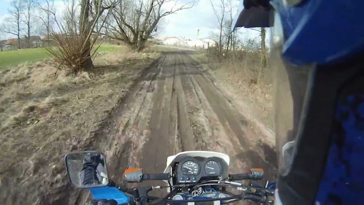 Enduro riding on Suzuki DR 650. GoPro Hero 720p TEST.