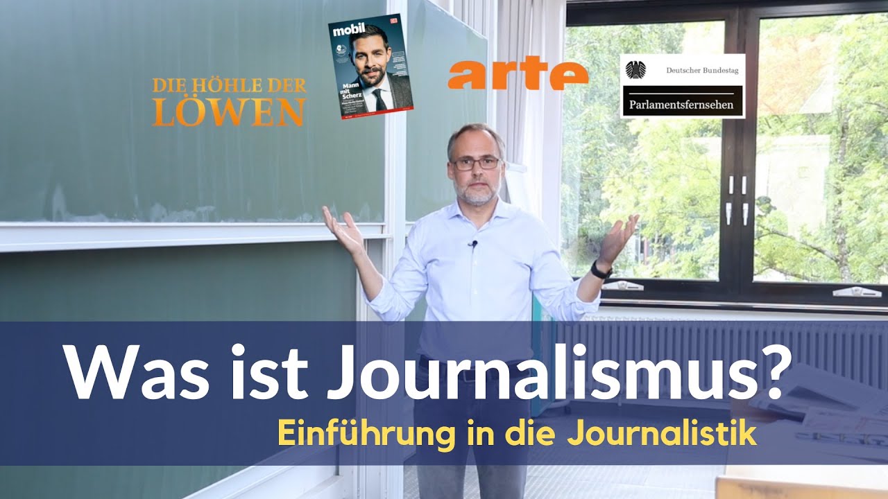 #01 Einführung in die Journalistik: Was ist Journalismus?