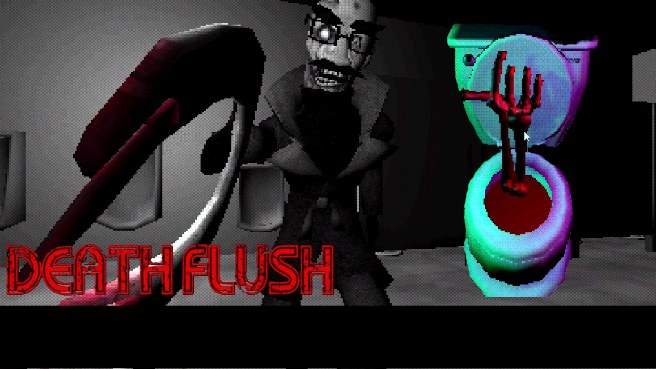 トイレから化け物がでてくるホラーゲーム「DETHFLASH」