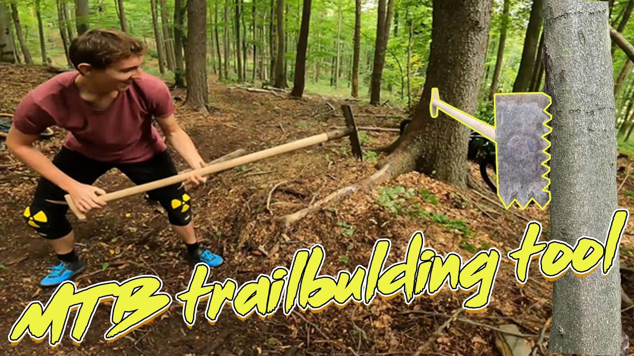V&yacute;roba MTB Trailbuilding toolu │ stavba nov&eacute;ho skoku do klopenky