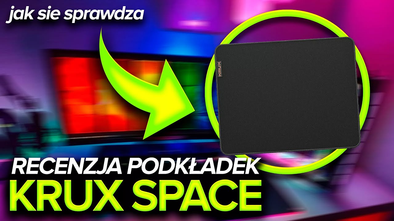 Wybitnie dobre podkładki w niskiej cenie 😨? - KRUX SPACE! Recenzja + ❗ KONKURS ❗
