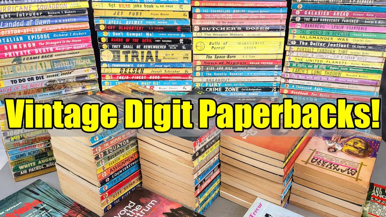 Beautiful - Vintage - DIGIT Books - Paperbacks - My Collection In 2023 - SF - Gothic HORROR - War