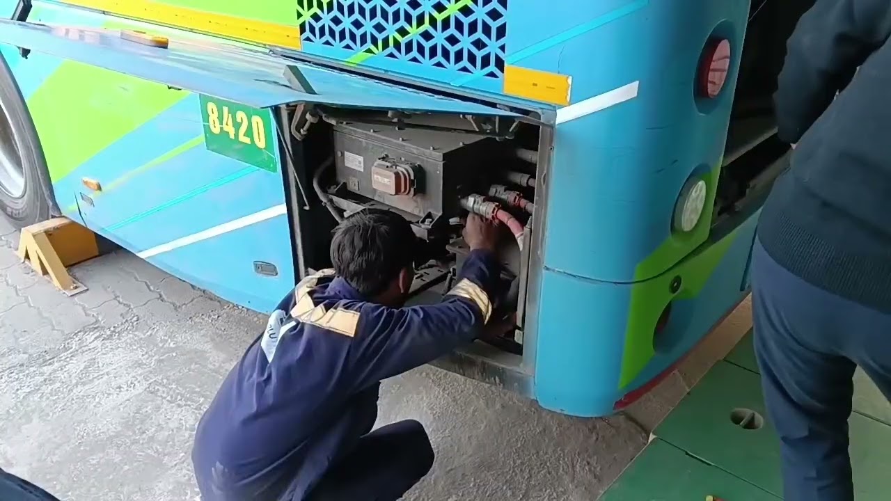 #Electric bus start