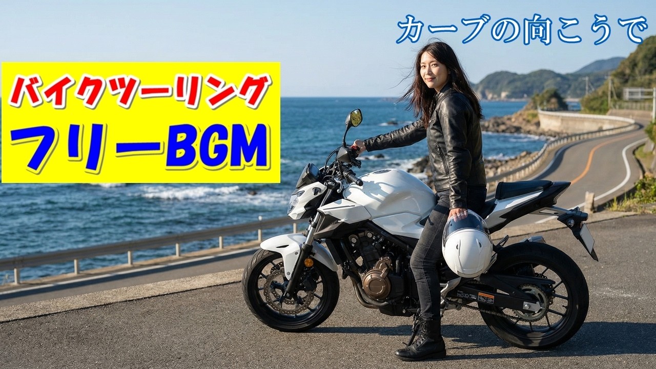 カーブの向こうで：【バイクツーリングに合うBGM/バイクに乗りたくなる音楽/フリーBGM/音楽素材】  surf rock, instrumental, bikeBGM, touringBGM