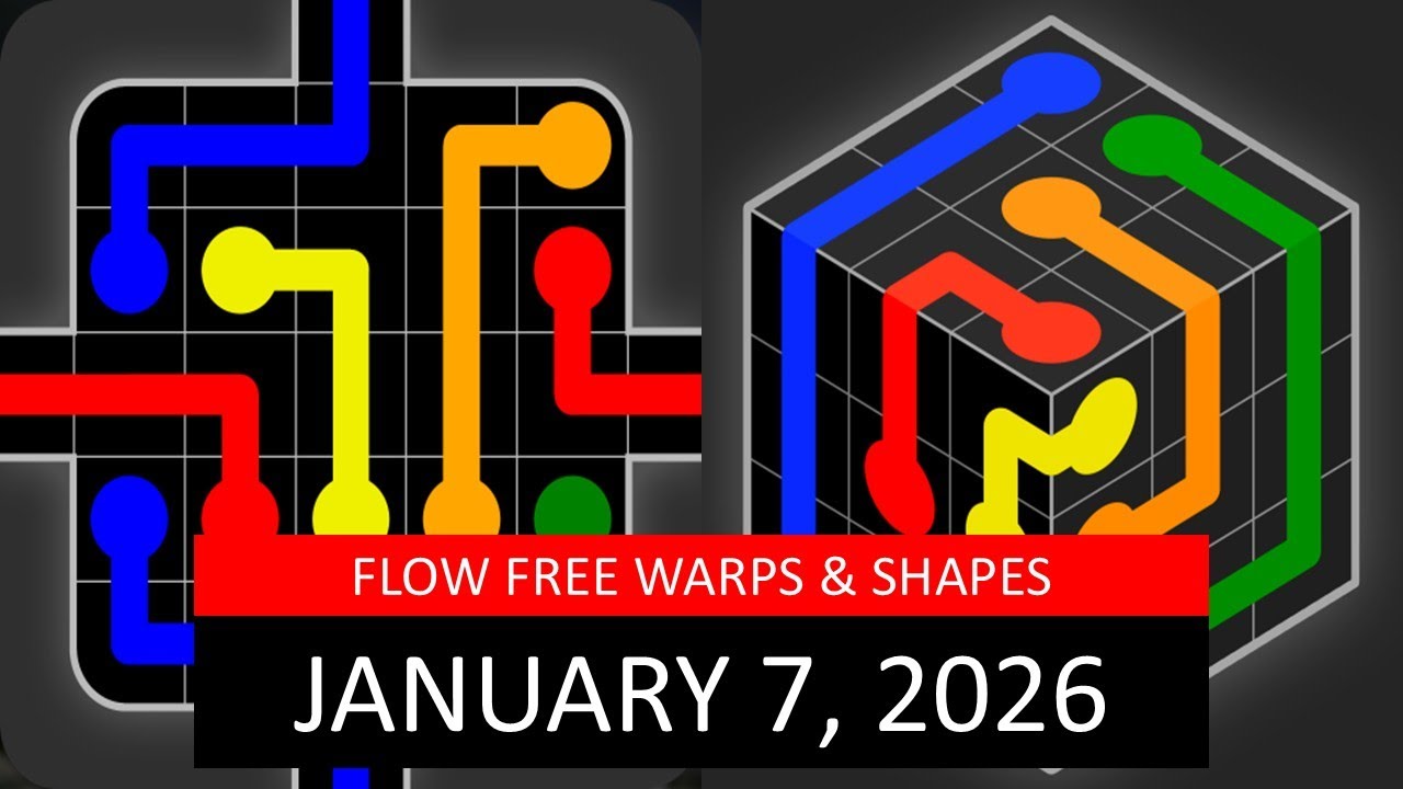 Flow Free (Warps & Shapes) | January 7, 2026