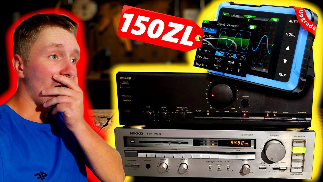 OSCYLOSKOP ZA 150 ZL TEST PRZY POMIARACH MOCY DIORA WS 504B NIKKO NR 700!