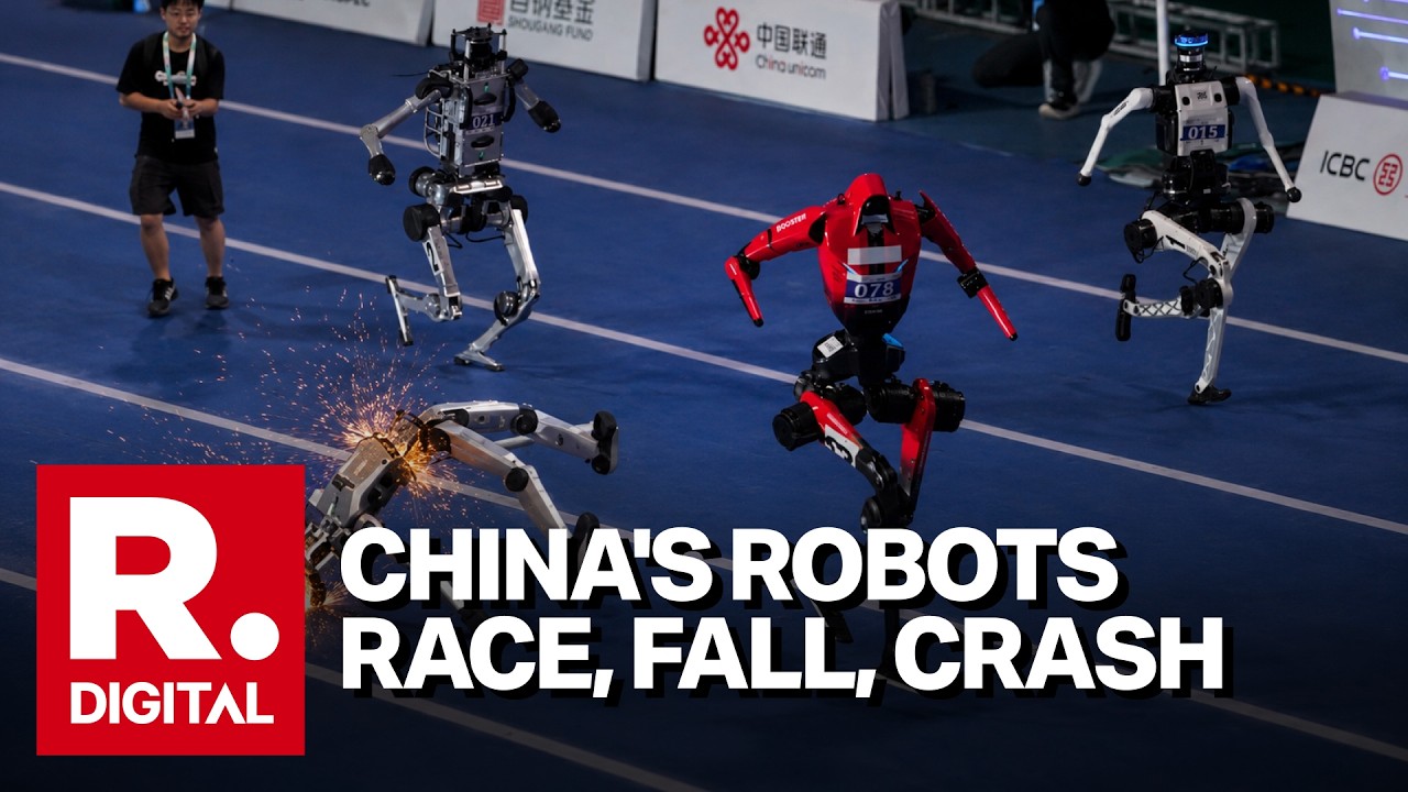 Robots Beat Usain Bolt, Then Fall Apart, Inside China's Wild Robot Olympics