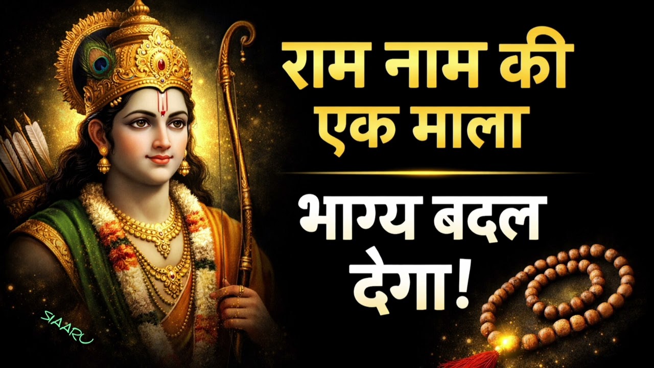 राम नाम की एक माला बदल देगी तुम्हारा भाग्य | One Mala of Ram Naam Can Change Your Destiny