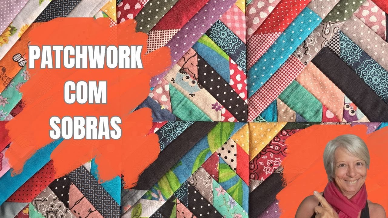 Como aproveitar retalhos pequenos no patchwork sem bagunça nem desperdício