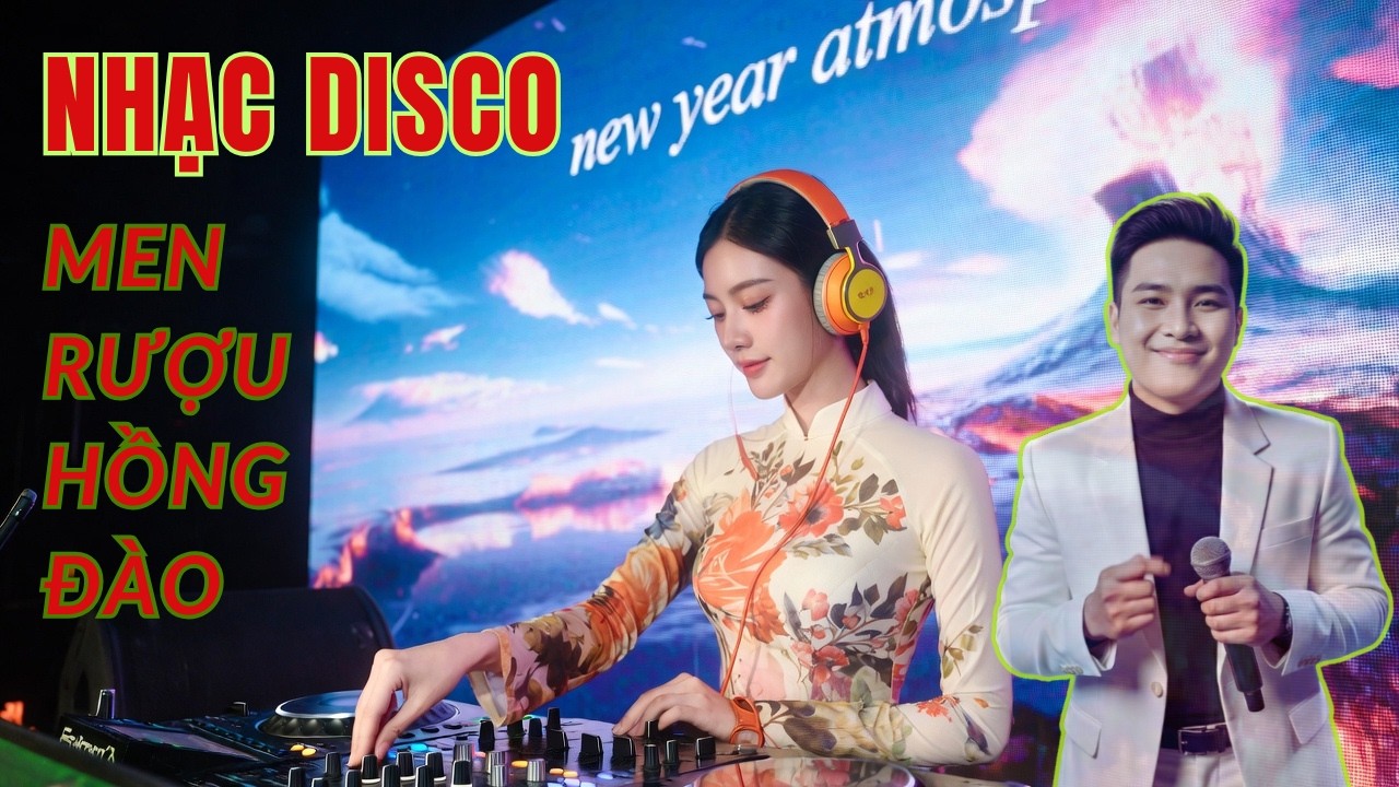 Men Rượu Hồng Đào - Phong Cách Modern Talking Cực Bốc | Nhạc Tết Disco 2026 Hay Nhất | Bass Căng Đét