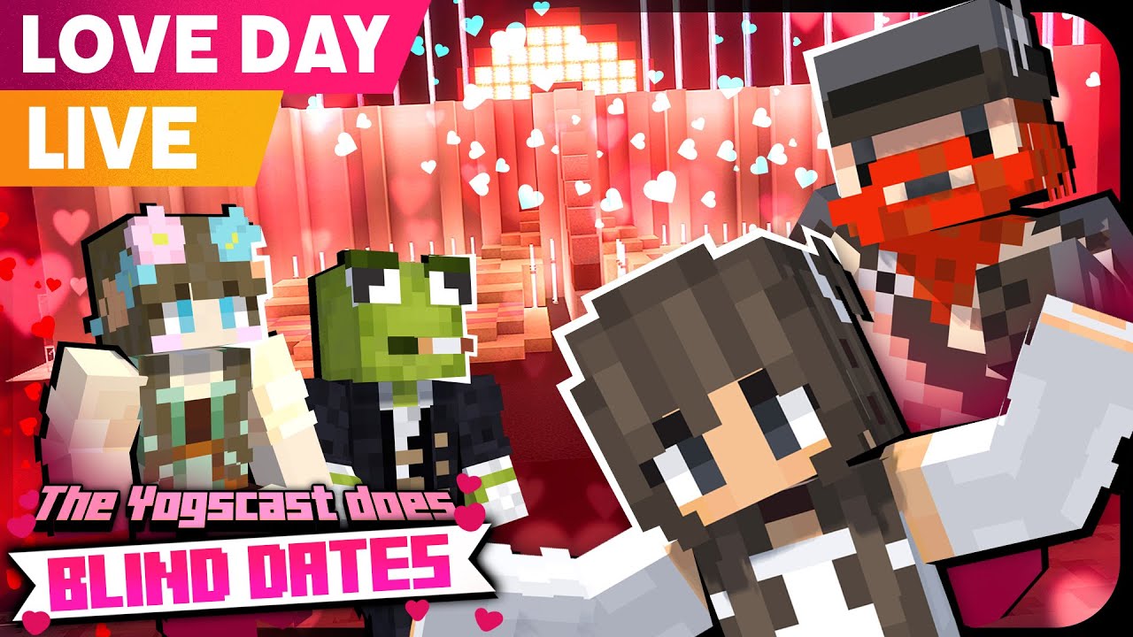 The Yogscast does Blind Dates (in Minecraft)