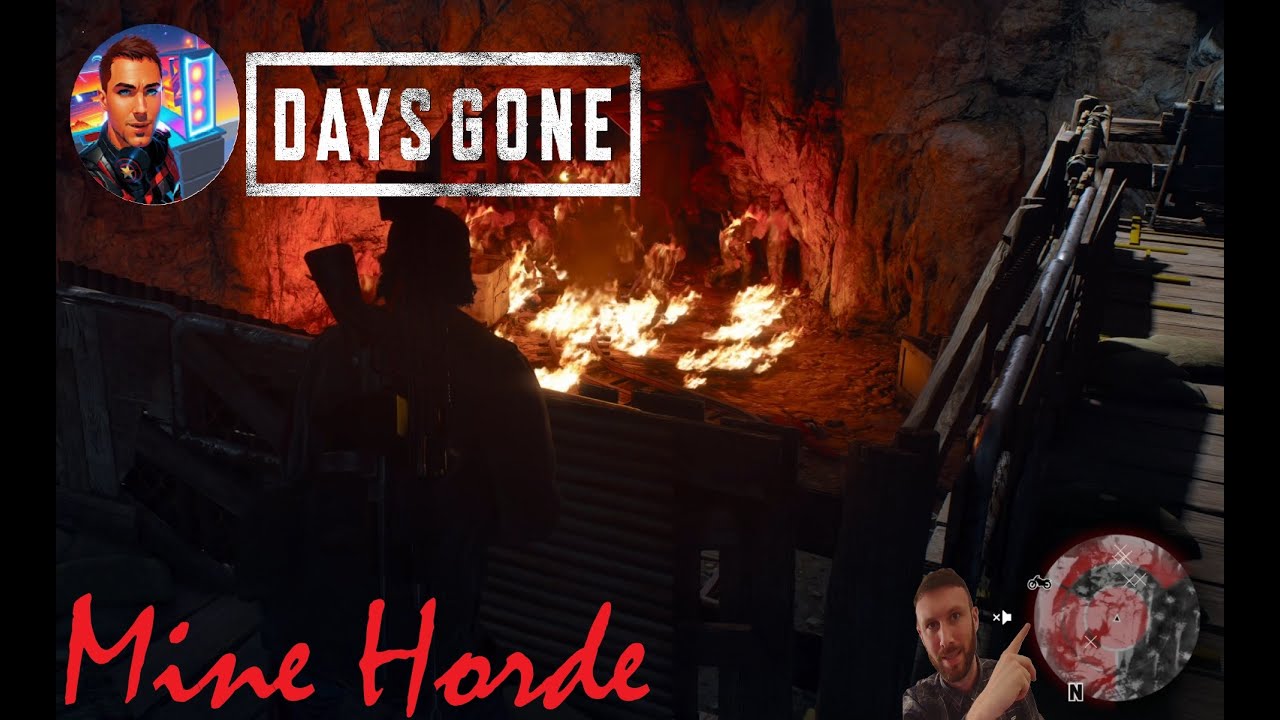 DAYS GONE  - Rescuing Mitch Allen - Easy Horde (4K PC)