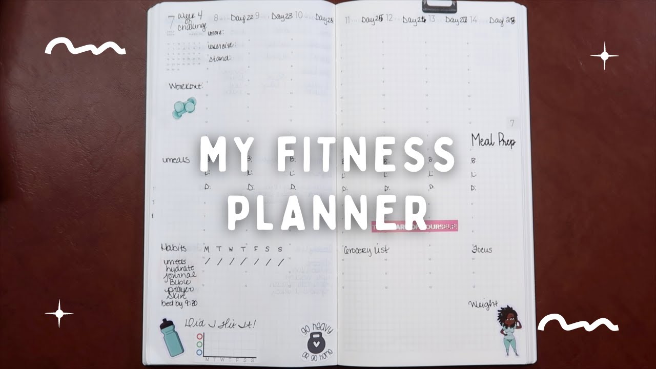 A Walkthrough My Fitness Planner feat: Sterling Ink | #mshaunplans #sterlingink