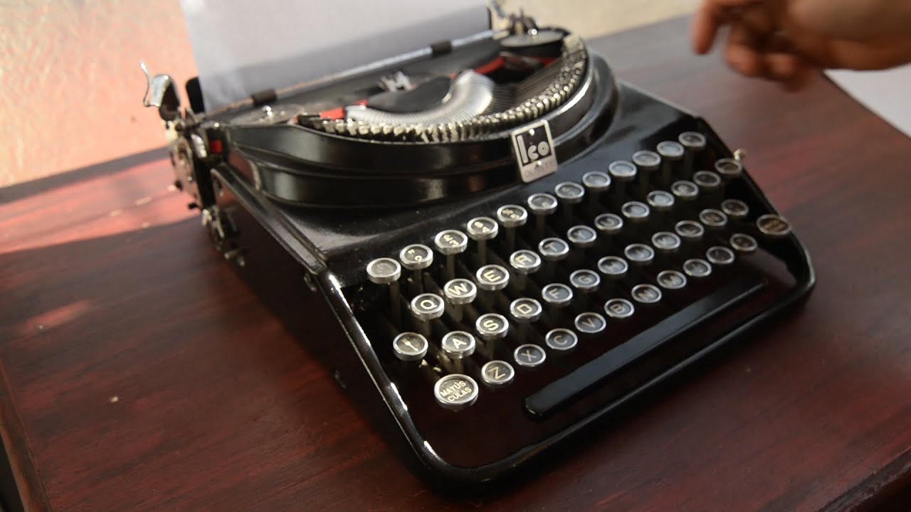 Limpieza rápida del mecanismo para destrabar la máquina de escribir